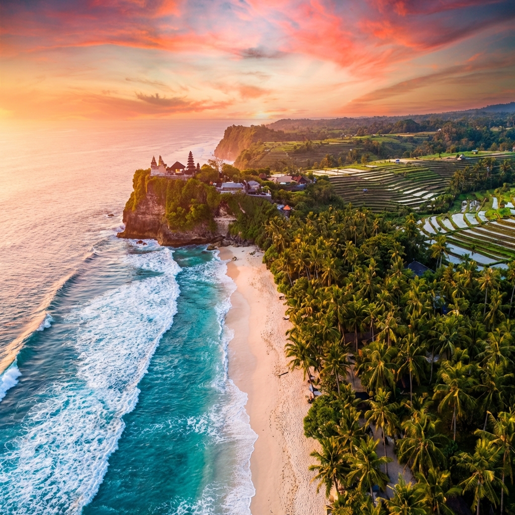 バリ島の美しい風景